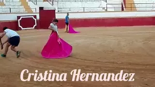 Novillera Cristina Hernandez entrenamiento