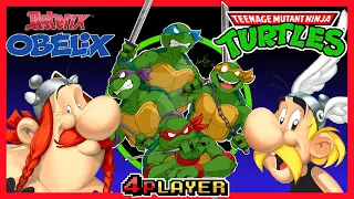 TMNT: Asterix and Obelix Bootleg 4Players Co-Op + Download OpenBOR Cheatrun [048]