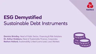 ESG Demystified: Sustainable Debt Instruments