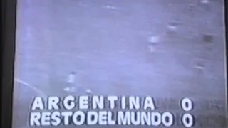 Amistoso 1979. Argentina 1 x 2 Resto do Mundo