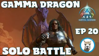 Soloing Gamma Dragon - Official PVE - Ark Survival Ascended