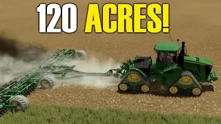 Our Biggest Field Yet! | FS22 Let's Play | Farming Simulator 22 Big Flats Texas Ep. 22