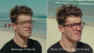 iPhone 13 Pro vs Blackmagic Pocket 4K