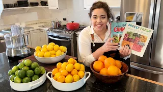Preserving a YEARS Worth of Fresh Citrus Six Different Ways!