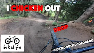 I Chicken Out on Timeline and Time Table Trails - Crested Butte Downhill Mountain Bike Park