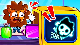 ⚠️ X-Ray In The AirPort ✈ Airport Safety Rules For Kids | Baby Color Kids Songs - Nursery Rhymes
