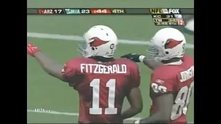 The Game Winning Drive That Made Rookie Larry Fitzgerald Famous (2004)