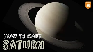 HOW TO MAKE SATURN IN BLENDER!