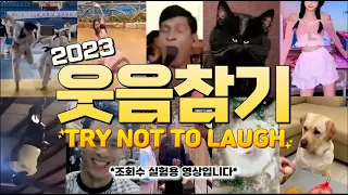 TRY NOT TO LAUGH 웃음참기 2023 참을 수 있으면 참아봐