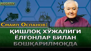 Смаил Оспанов: "Президент яратган кластер, фермерчиликни ўлдирди"