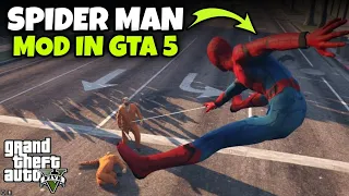 HOW TO INSTALL SPIDER MAN MOD IN GTA 5 | ADDON PEDS IN GTA 5 | GTA 5 MODS