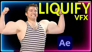 Using LIQUIFY for Muscles in video! - After Effects VFX