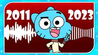 Why doesn't Gumball's voice sound like it used to?