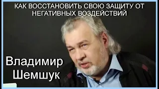 КАК ВОССТАНОВИТЬ СВОЮ ЗАЩИТУ ОТ НЕГАТИВНЫХ ВОЗДЕЙСТВИЙ. Владимир Шемшук