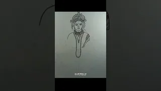 Maa Laxmi drawing sketch ❤️✍️। Lakshmi thakur drawing easy #shorts #maalaxmi #lakshmi #viral