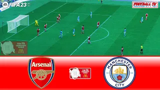 FIFA 23 | Arsenal vs Manchester City | FA Community Shield 2023 Final | Gameplay PC