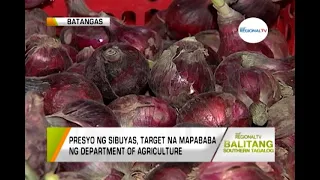 Balitang Southern Tagalog: Kalakalan ng Sibuyas