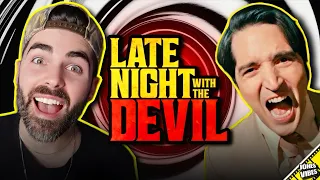 LATE NIGHT WITH THE DEVIL IS INSANE! (I’m shocked) | Movie Review 2024