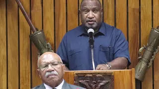 PM Marape welcomes Fiji PM Sitiveni Rabuka to PNG