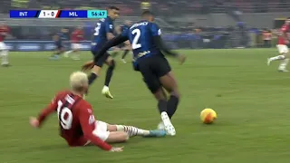 Theo Hernandez vs Inter [Battle vs Calhanoglu & Dunfries] 2022