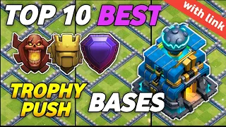 Top 10 Best Th12 Trophy Pushing Bases 2023 | Best Bases for Town Hall 12 Trophy Push with Link