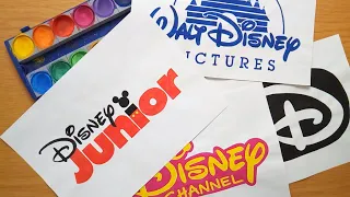 Disney logos 2016-2019 - colorful days