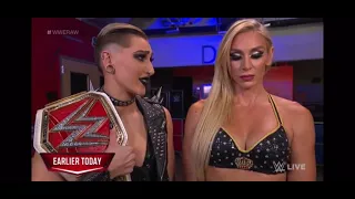 Charlotte Flair Runs Into Rhea Ripley Before Nikki Cross Appears WWE Raw May 24, 2021