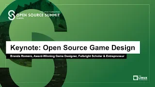 Keynote: Open Source Game Design - Brenda Romero, Award-Winning Game Designer