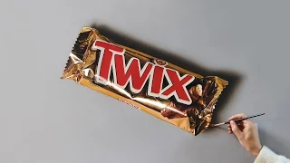 Twix Bar | Oil Painting - 3D Art