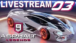 Asphalt 9 Legends - My Career / Multi Player -  Live Stream Part 03  - HD 1080p PC Gameplay