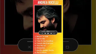 Andrea Bocelli MIX Greatest Hits - Return To Love #shorts