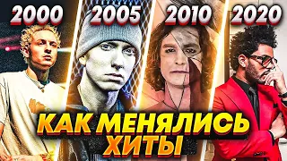 ЭВОЛЮЦИЯ НАЗОЙЛИВЫХ ПЕСЕН С 2000 ПО 2020/ КАК МЕНЯЛИСЬ ХИТЫ