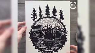 Relief printing art