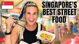 Singapore Food Tour - 7 Hawker Center Foods You HAVE To Try (Americans Try Singaporean Food)