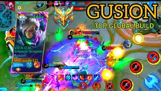 18KILLS AGGRESSIVE GUSION GAMEPLAY//BEST BUILD 2024//MONTAGE//MOBILE LEGENDS