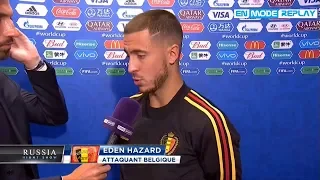 France-Belgique (1-0) : Les réactions d'Eden Hazard et Thibaut Courtois (Coupe du monde 2018)