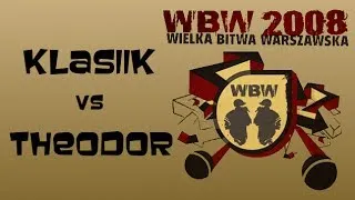 Klasiik 🆚 Theodor 🎤 WBW 2008 el.2 (freestyle rap battle)