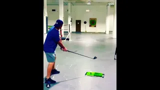 Bryson dechambeau drives golf ball through wall lol #shorts #golfshorts