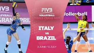 Italy v Brazil highlights - FIVB World Grand Prix