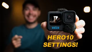 BEST GoPro HERO10 Settings for Outdoors, Indoors & Low Light!