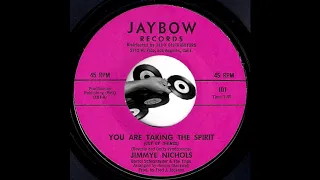 Jimmye Nichols - You Are Taking The Spirit (Out Of Things) [JayBow Records] Rare Sister Funk 45