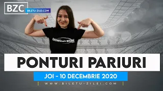 Ponturi pariuri sportive 10.12.2020