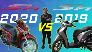 Honda SH 2020 có nâng cấp gì đáng giá, so sánh với SH 2019