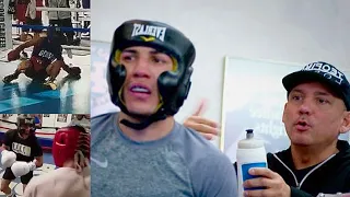 Teofimo Lopez gets KNOCKED OUT 30 sec. into SPARRING vs 7-0 4KO Jose Rayo Valenzuela Amateur now PRO