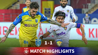 Highlights - Kerala Blasters 1-1 Chennaiyin FC - Match 102 | Hero 2020-21