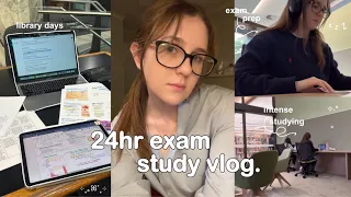 24hrs Before Exam Routine 📓 study vlog ft. exam preparation tips, 5am morning & student life