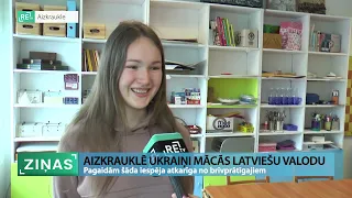ReTV: Aizkrauklē ukraiņi mācās latviešu valodu