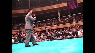 Joey Styles Shoots Hard On TNN The Nashville Network - ECW Wrestling Hammerstein Ballroom 8/25/2000