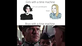 Girls with Time machine Vs Boys with Time machine
