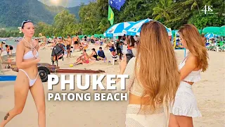 【4K🇹🇭】Phuket #patongbeach  Amazing Weather Walking Tour